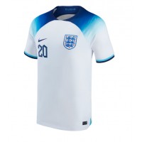 Camiseta Inglaterra Phil Foden #20 Primera Equipación Mundial 2022 manga corta